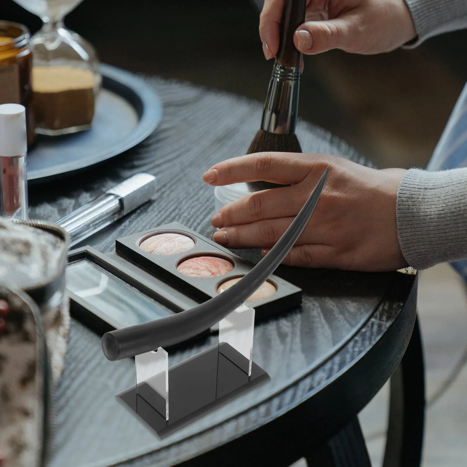 

Большой тренажер для наращивания ресниц: портативный манекен для отработки навыков, реалистичная форма ресниц, инструмент для демонстрации накладных ресниц