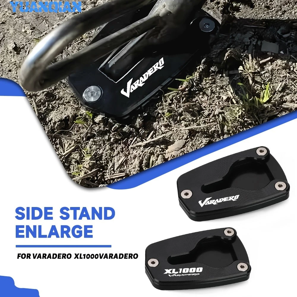 

For Honda Varadero XL1000V XL 1000 V 2001-2009 2010 2011 Motorcycle Kickstand Side Stand Extension Enlarger Support Plate Pad