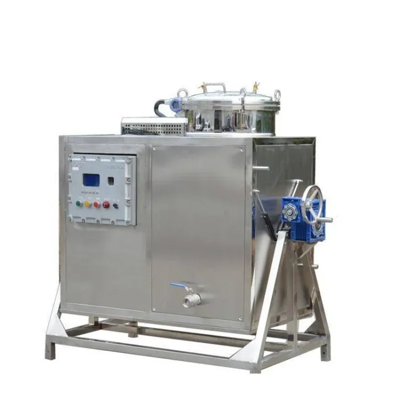 Stainless steel numerical control explosion-proof alcohol solvent recovery machine, chemical solvent distillation device