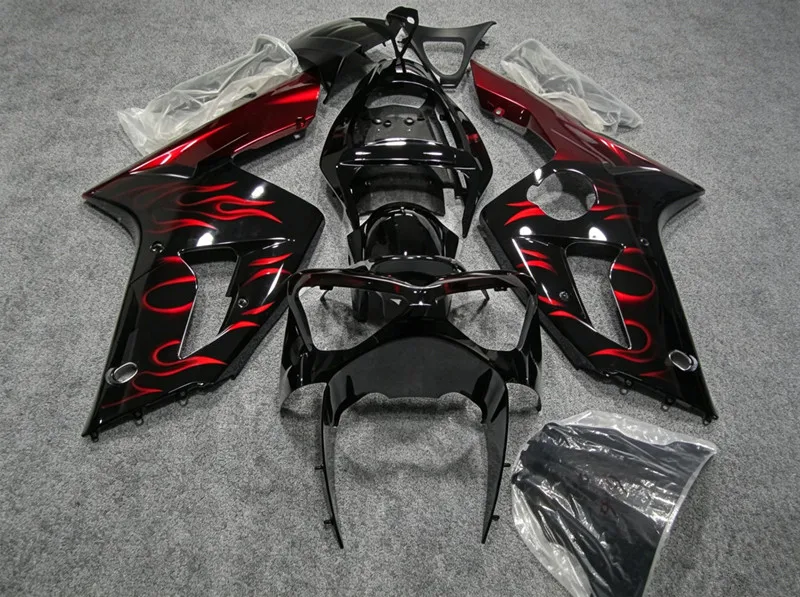 Suitable for kawasaki ZX6R, 636, 2003, 2004 motorcycles modified fairing shell parts Multicolor optional can be customized