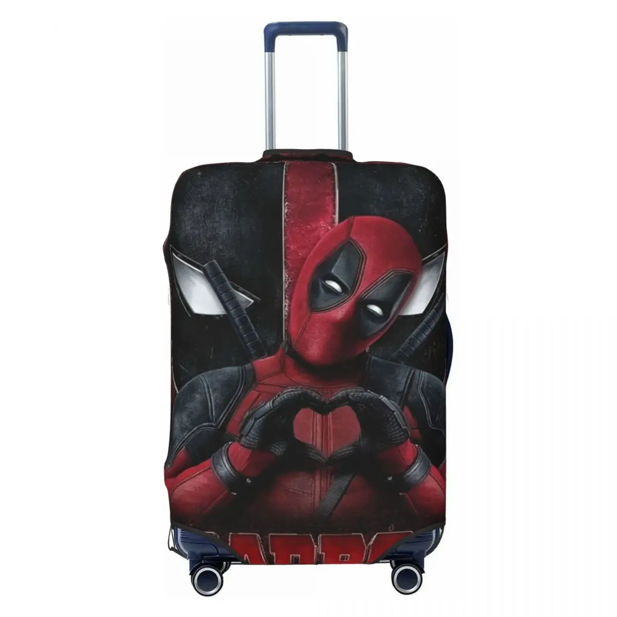 

Custom Cute Deadpool Film Luggage Cover Protector Elastic Anime Cartoon Travel Suitcase Covers