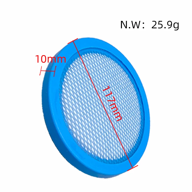 Vacuum Cleaner Cotton Filter For Puppyoo D-9002 D9002 Cleaner Cleaning Replacement diameter 117mm Dust Filters Accessories