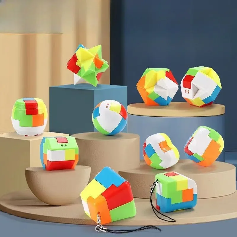 1Pc  Cube Puzzle Maze Toy Fun Brain Game Challenge Toys Balance Educational Toys Party Children's  Montessori Toys Puzzle Box