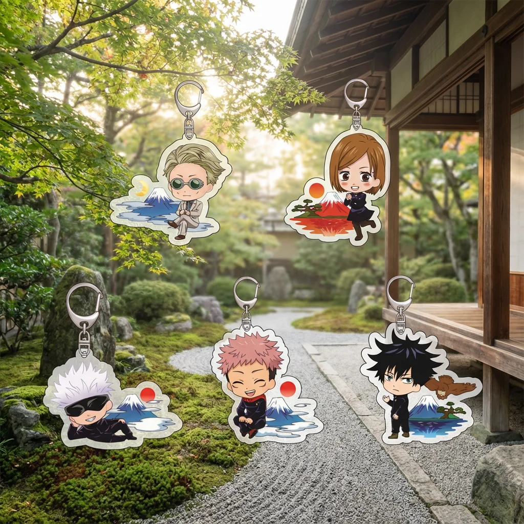 

Аниме акриловый брелок Jujutsu Kaisen Gojo Satoru Sukuna креативные школьные аксессуары милая фигурка Декор подарок для коллекции фанатов