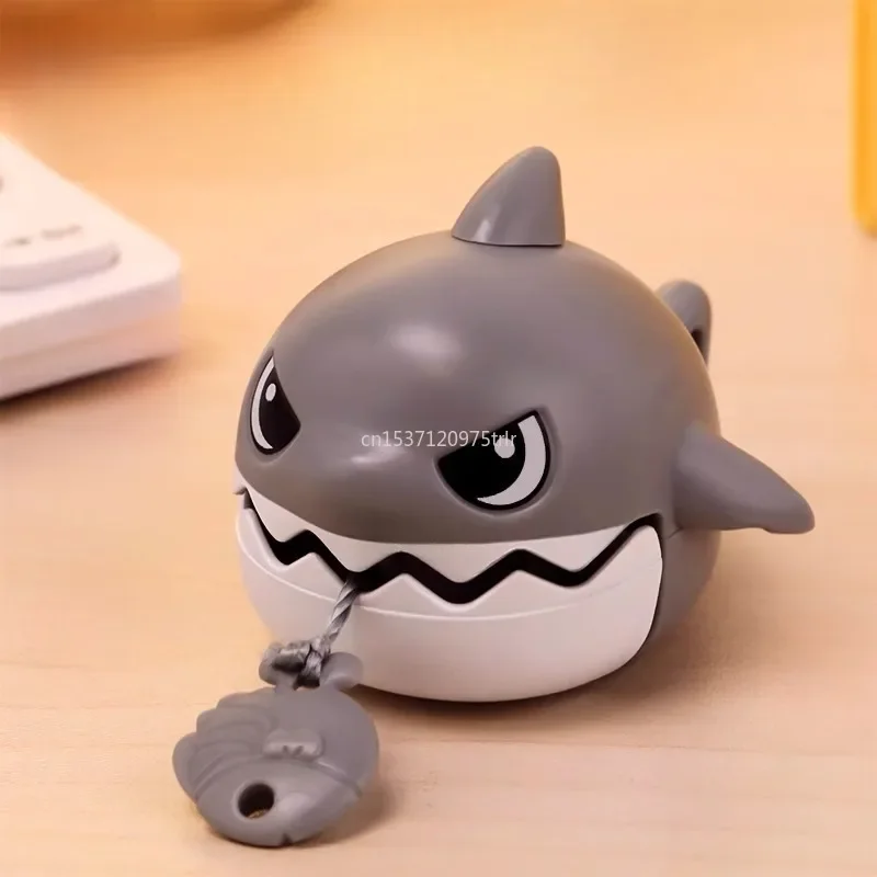 Porte-clés pendentif requin de dessin animé pour enfants, ligne de côtes, jouet anti-stress, jugettes de simulation, bouche parfaite