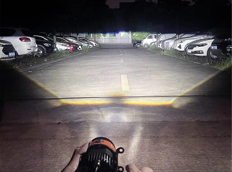 자동차 액세서리 3인치 LED 안개 레이저 프로젝터 렌즈 8000lm 80w 토요타 타코마용 헤드라이트 어셈블리로 시야 확보