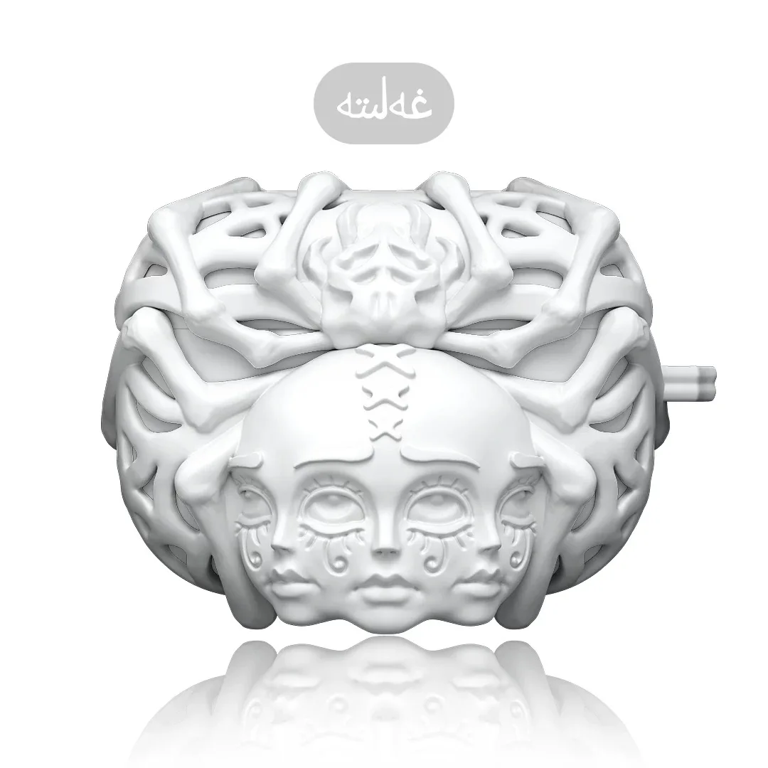 Adequado para AirPods, capa de fone de ouvido estranho