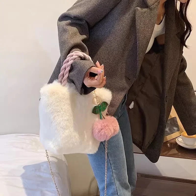 Thumbnail 4 - #24 Faux Fur Shoulder Bags Deals & Discounts