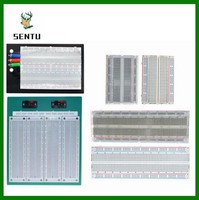 SYB 120 400 500 830 840 1660 MB102 GL-12 Points Solderless PCB Breadboard Mini Universal Test Protoboard DIY Bread Board