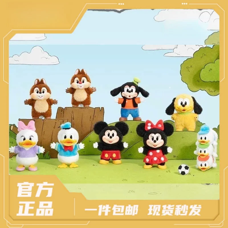 

2025 New Mickey Family Cute Together Pendant Series Handmade Blind Box Qichititi Goofy Bluto Birthday Gift Models Cute Ornaments