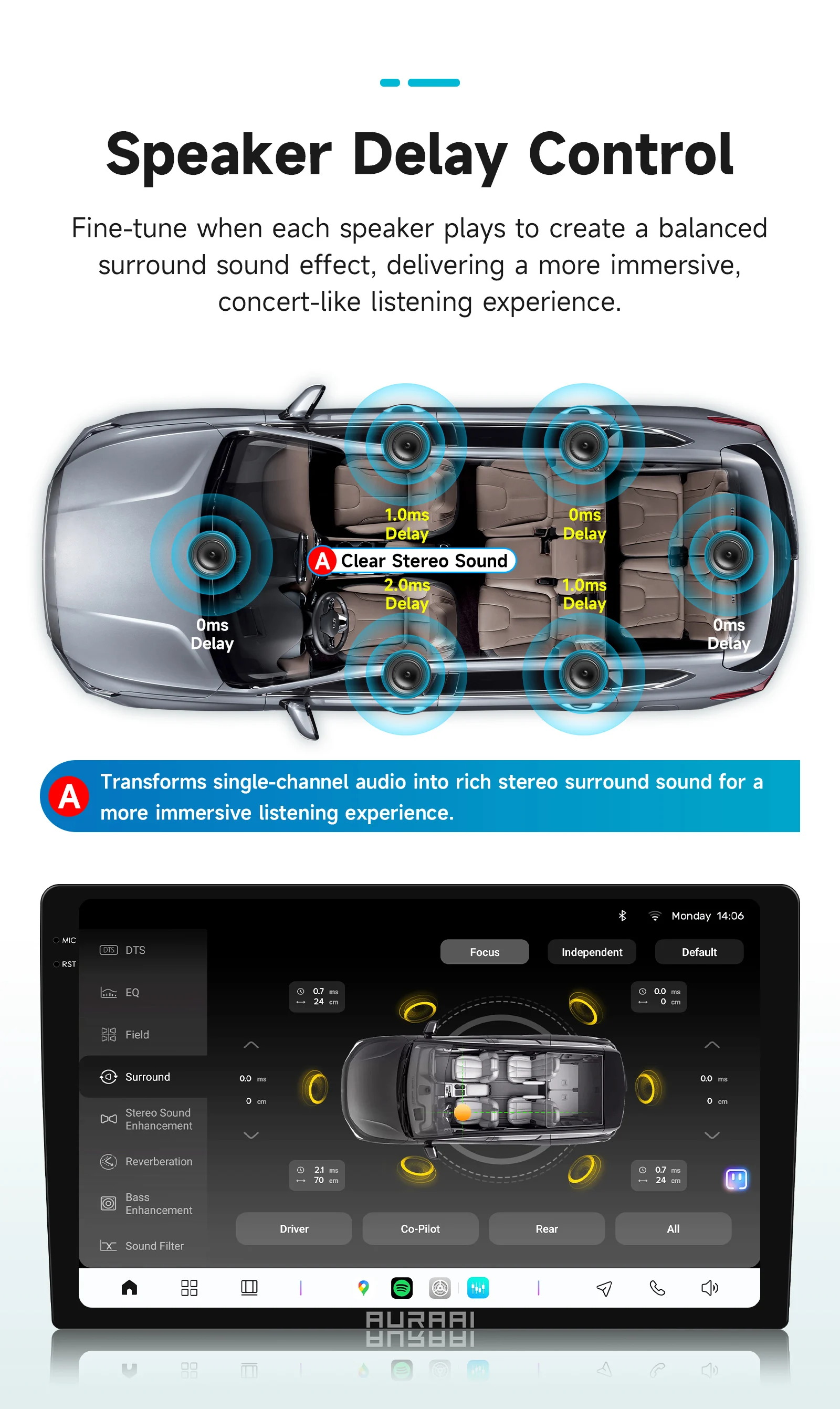 Hizpo 2K Bildschirm Kabelloses Android Auto für Lexus IS250 IS300 IS200 IS220 IS350 2005 - 2012 Auto-Infotainment-Player 3D HD Stereo – Detail 21