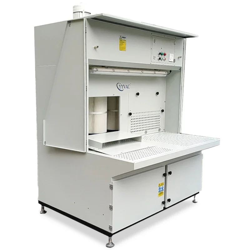 High Quality Dust Collector Manufacturer with 1.2-meter Dual Workstations Downdraft Table Grinding Polishing