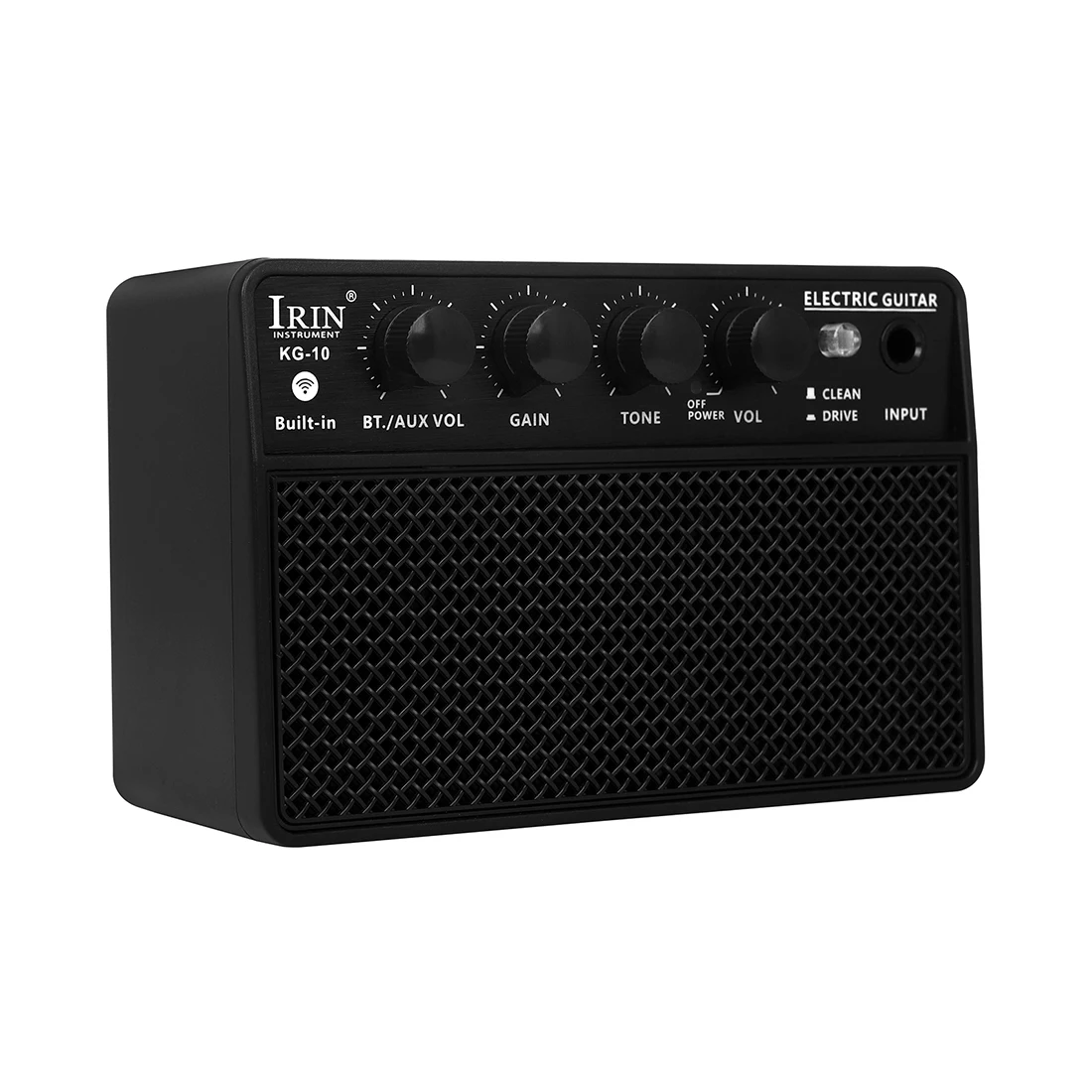 IRIN Audio Electric Guitar Bass Sound Amplifier 10W 6.35mm Rechargeable Portable Sound Amplifier Electric Guitar Bass Accessory