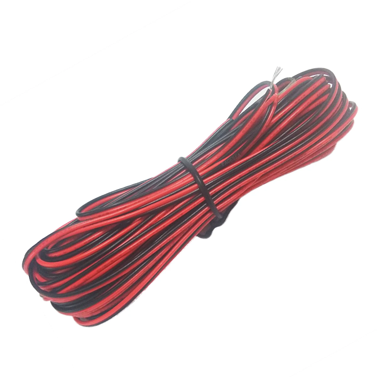 20 متر تمديد سلك كابل الحبل لشرائط Led سلك كهربائي أسود أحمر 2Pin 5050 لهب بولي كلوريد الفينيل عالية التوصيل منخفضة