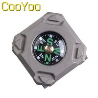 CooYoo CPS5 Compass Mini Luminous Molle Watch Strap Backpack Outdoor Tools Camping Equipment EDC Titanium Alloy