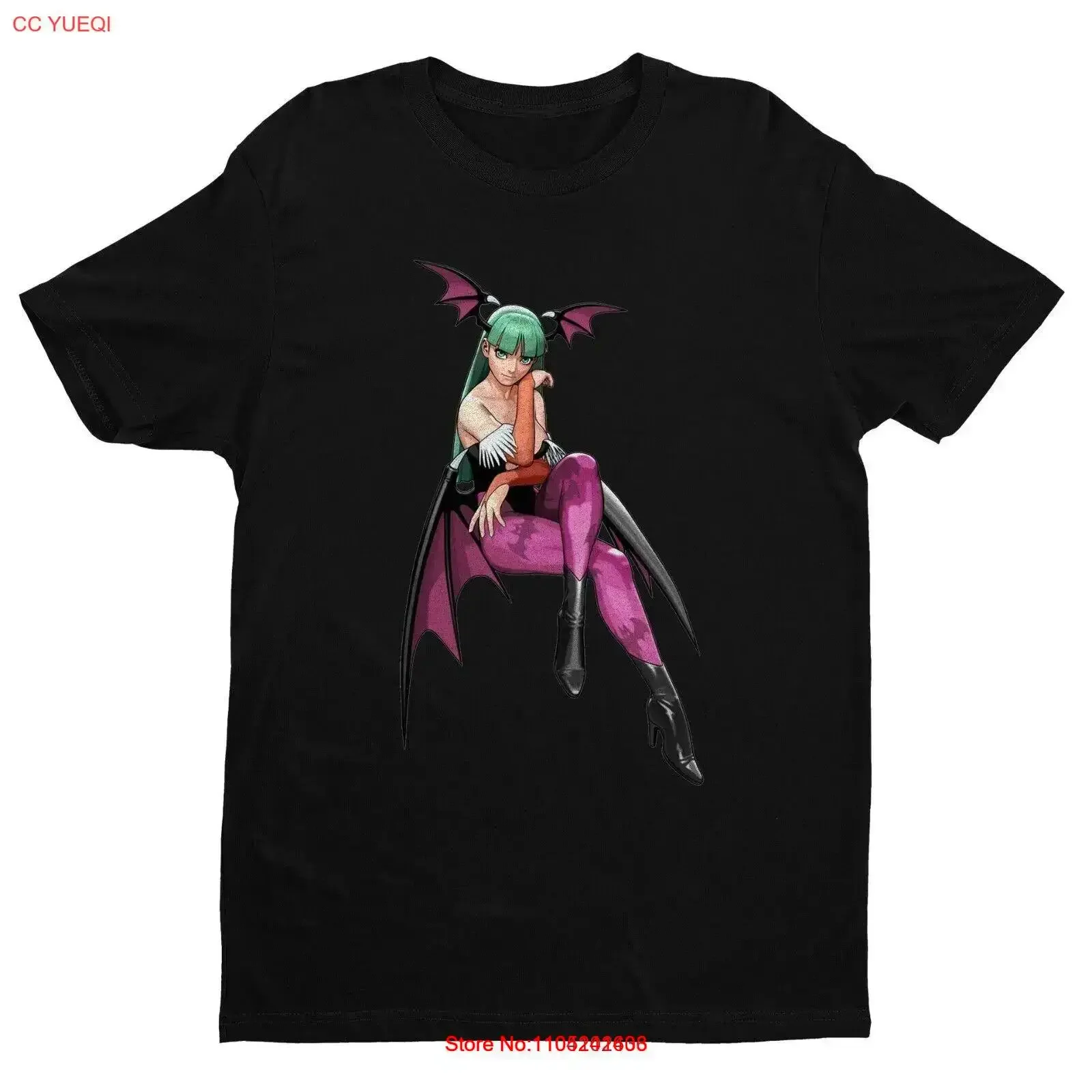 Morrigan TVC Premium T shirt Classic Arcade Fighting Gamers s vintage Washed designer clothes graphic Breathable Versatile Soft