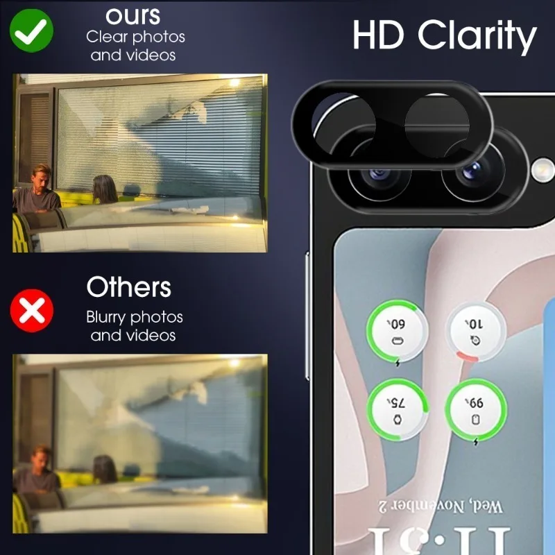 Hydrogel Film for Samsung Galaxy Z Flip 5 Inner Screen Protector Outer Display Screen Camera Lens Tempered Glass for Z Flip5 5G