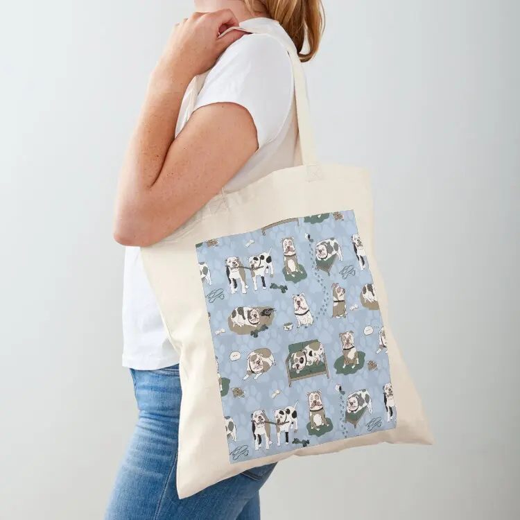 

American Bulldogs Tote Bag Shopper handbag Large bags for women Big bag Women's shopping bag