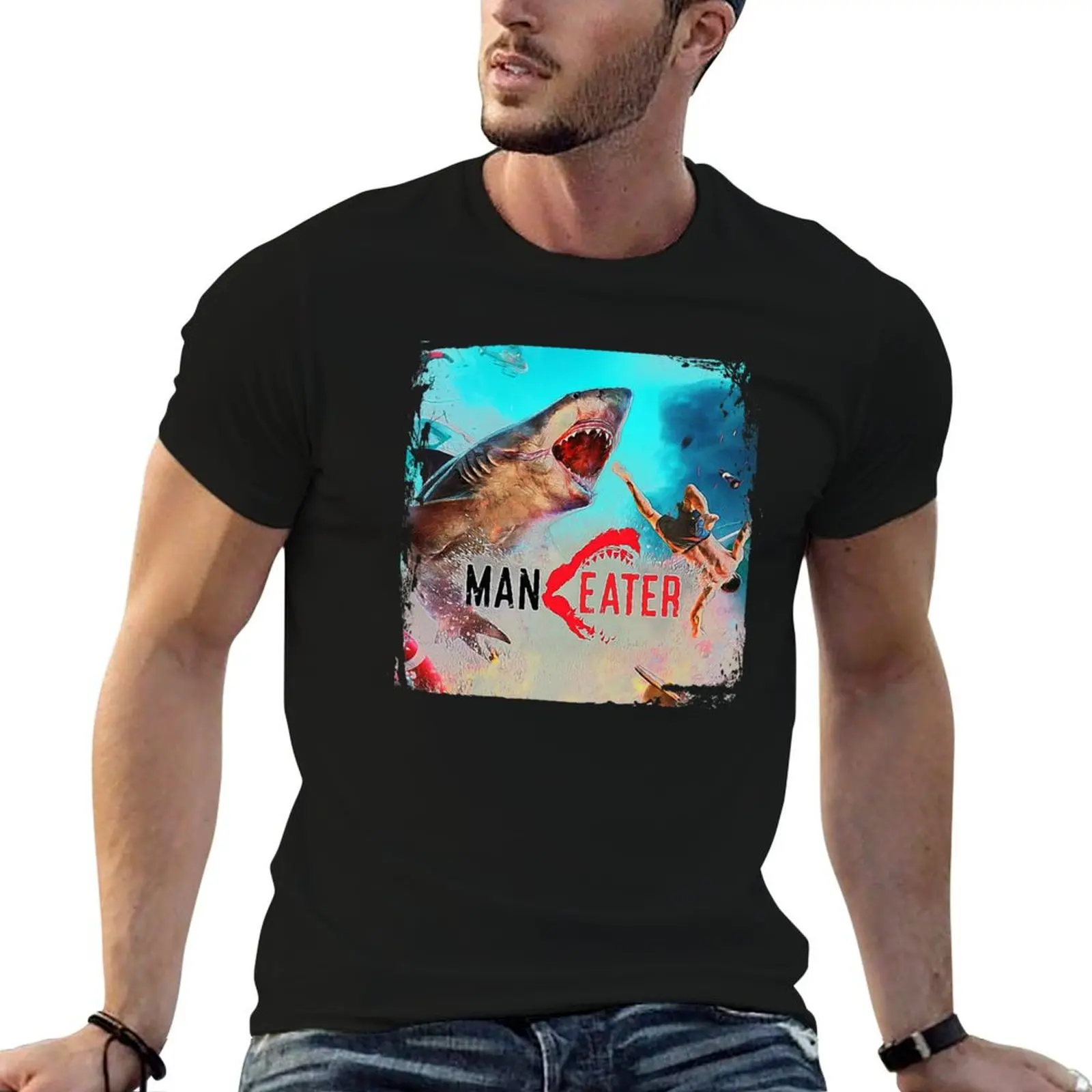 Copy of man eater T-Shirt Outdoor Sports Lightweight Tee
