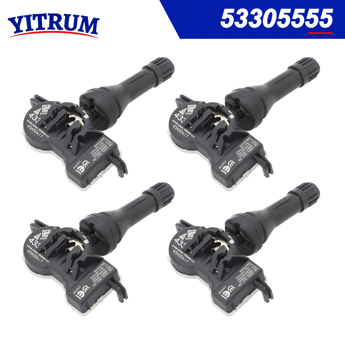 

Tire Pressure Sensor For Fiat Toro 500X 2017-2022 Jeep Compass Dodge Durango 2018-2023 Chrysler Pacifica 2017-2025 53305555