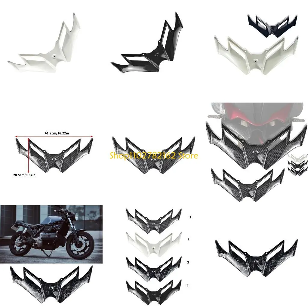 

547B Aerodynamic Motorcycle Winglets Front Side Spoiler for Better Riding Experience
