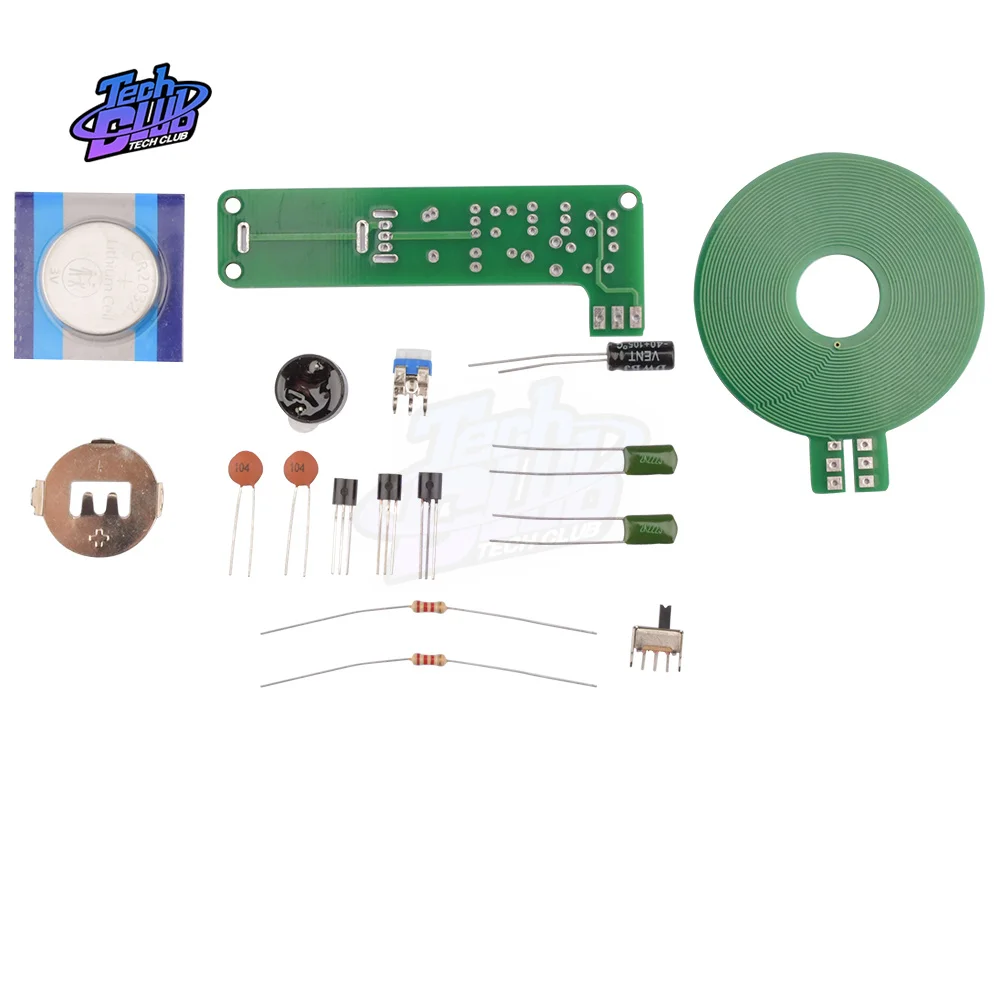 DC 3V-5V Metal Detector Kit Kit elettronico modulo scheda sensore parte elettronica fai da te Metal Detector Kit fai da te accessori