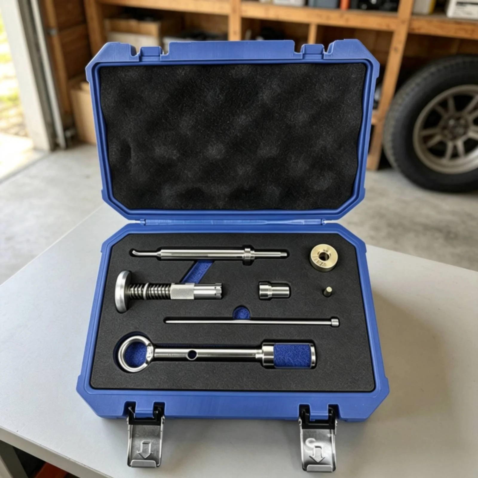 Fuel Injector Seal Tool Kit Professional Injector Seal Puller Set Long-Lasting Portable for Mechanics, Engine Maintenance