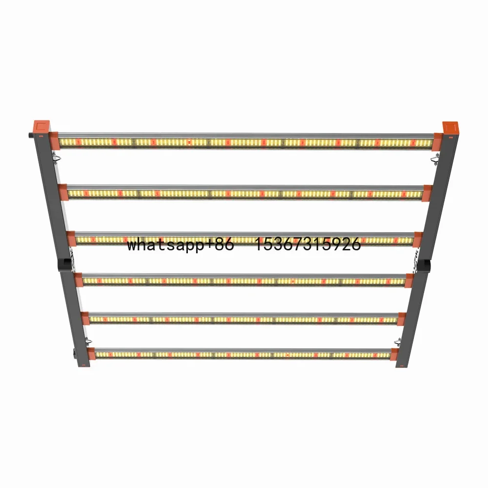 2GREEN High Brightness Dimmable Folding 800W Horticulture Flower Grow Light Bar For Medical Plants Growing