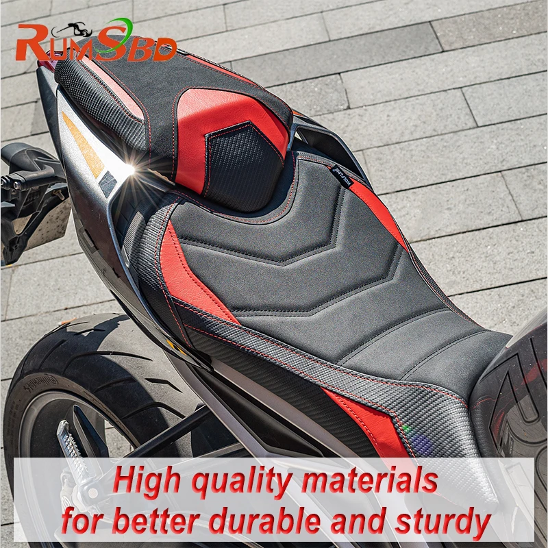 الجبهة الخلفية وسادة للمقعد وسادة بيلايون القلنسوة هدية ل انتصار شارع الثلاثي 765/765S/765R 2023-2025 دراجة نارية الملحقات