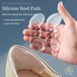 Silicone Heel Pads para Mulheres, Saltos Altos Gel Palmilhas, Alívio Da Dor, Inserção Cuidados Com Os Pés, Ajustar Tamanho, Protetor Adesivo Almofada,...