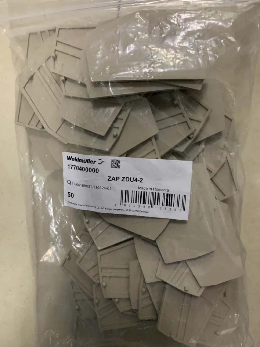 100pcs ZDU4-2/3AN Terminal baffle ZAPZDU4-2  1770400000