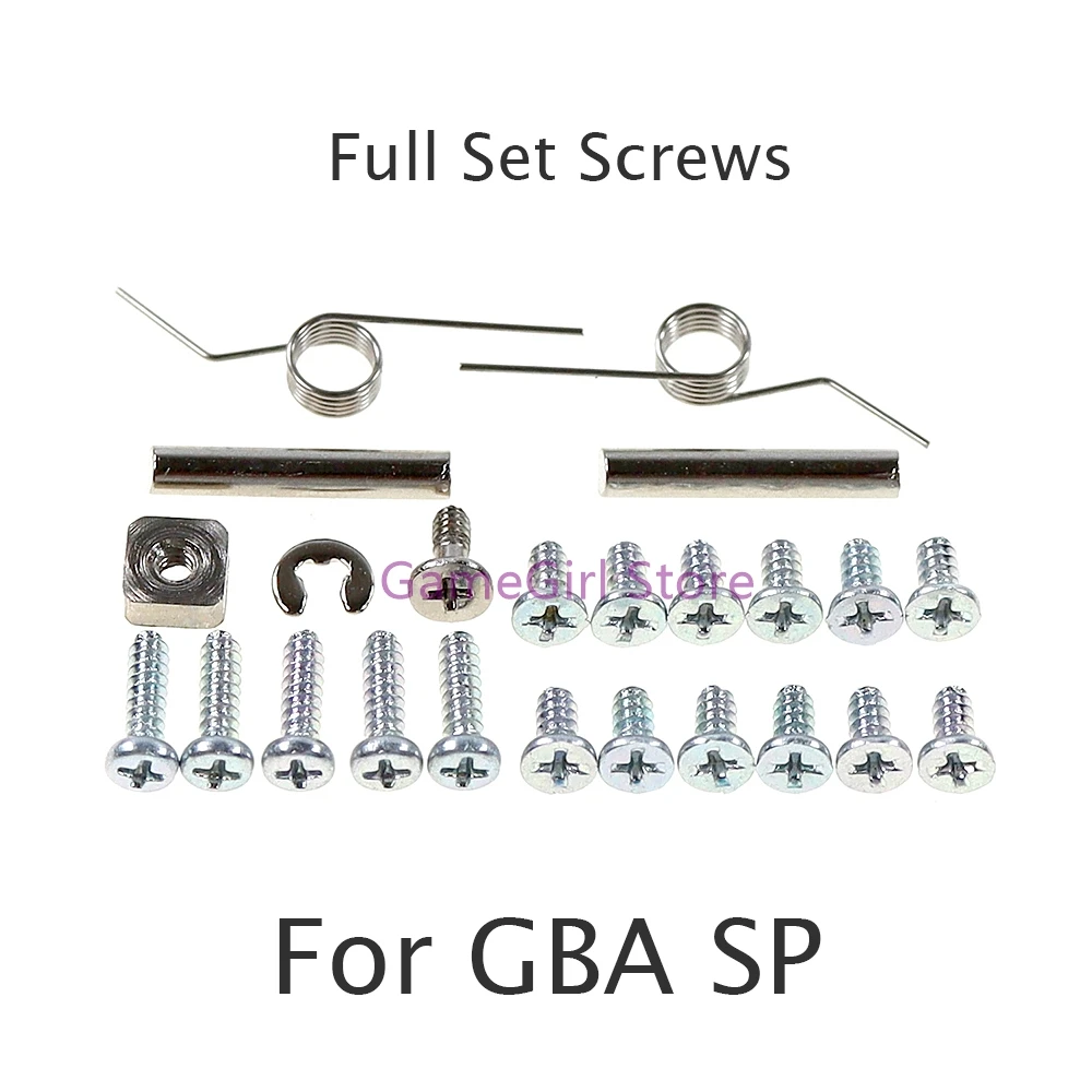 2sets Für Gameboy Advance SP Konsole Gehäuse Shell Schraube Für GBA SP Vollen Satz Schrauben Montieren Ersatz Kit