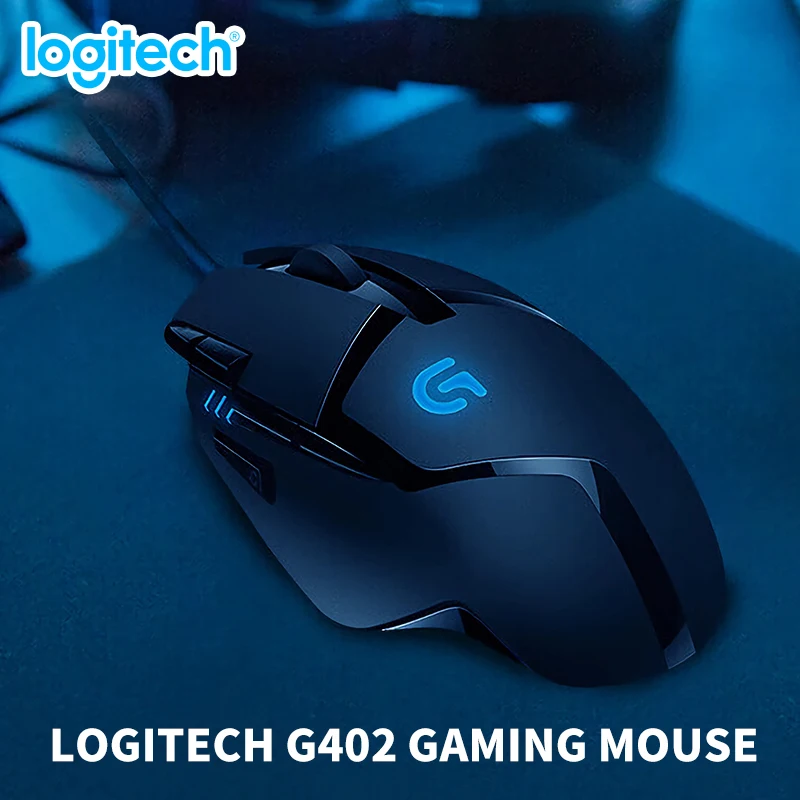 ماوس ألعاب سلكي جديد من Logitech G402 مزود بتتبع عالي السرعة ومستشعر محرك الألعاب و8 أزرار قابلة للبرمجة