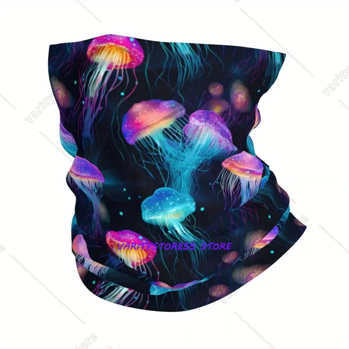 

Jellyfish Bandana Neck Cover Wrap Scarf Multi-use Headband Riding Unisex Adult Washable