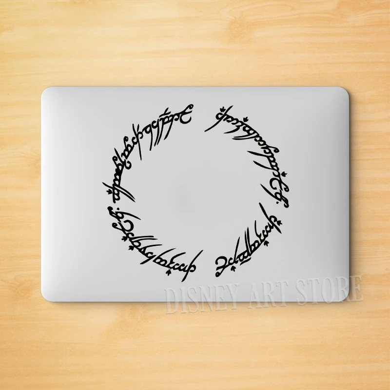 Magic Movie Elf Circle Stickers, Inspired by Fantasy Literature Vinyl Art Decals, Removable Laptop Stickers, Car Decor view 3