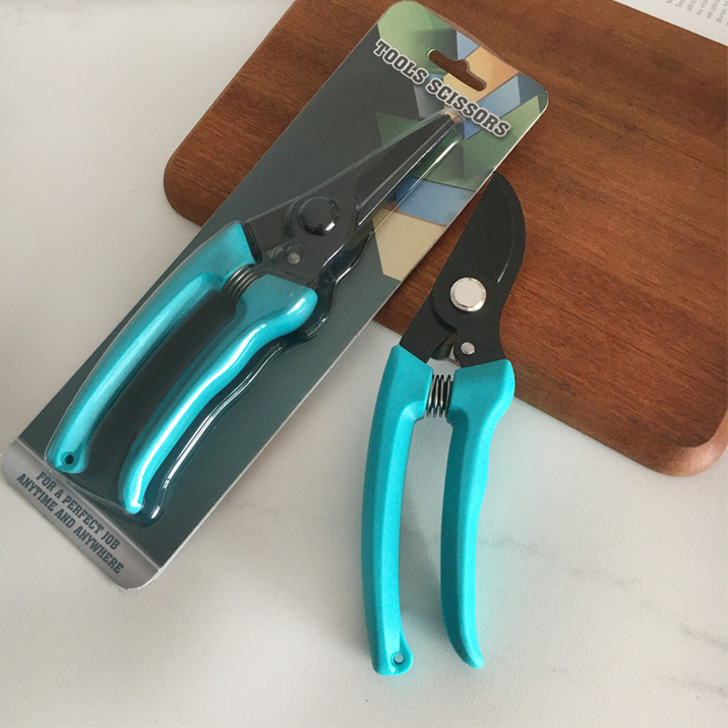  Garden Scissors with Black Oxide Coated Pruning Shears Horticultural Pruner for Flowers Shrubs Trees Branches Orchard Trimming 
