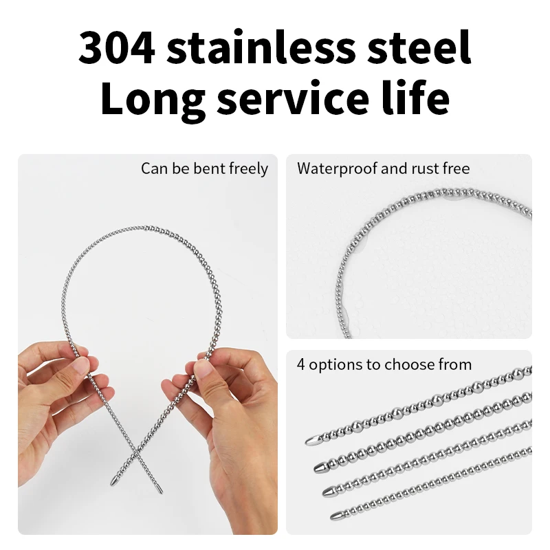 Super Long Uretheral Souding Rod Urethral/Penis Catheter/Plug Prostate Sound Urethra Masturbator/Dilator Catheter Extender view 5