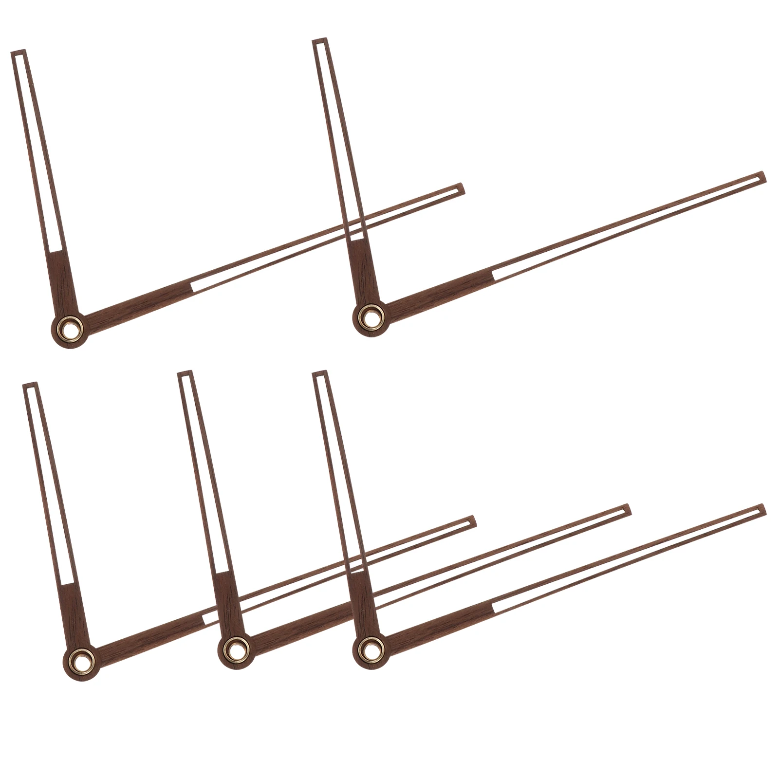 

5Sets Wooden Clock Pointers Home Clock Pointer Simple Design Easy to Replace Old Broken Ones DIY Friendly Wood Pointers