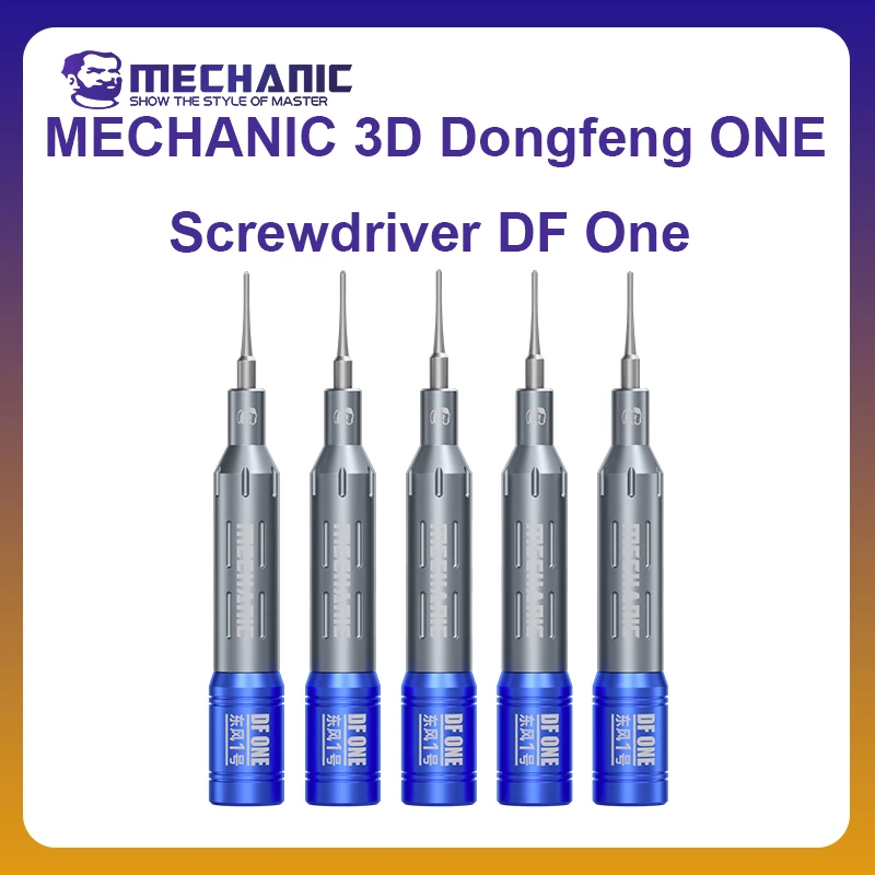 MECHANIC OFFICIAL 3D Dongfeng ONE Screwdriver DF One Precision Screwdriver Repair Tool Set—Suitable For Apple And Xiaomi Repairs