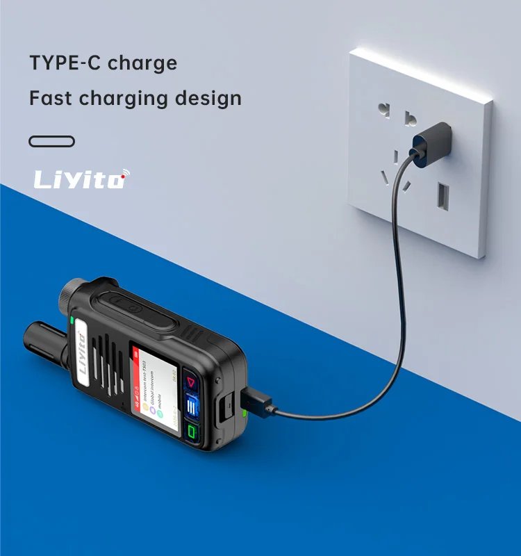 portable long range POC two way radio 4G Global communication camping hotel resturant with FCC certMOTOR use LIYITO