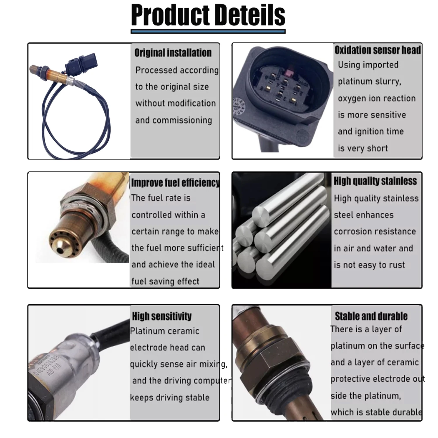 39350-2F620 Rear Lambda Probe O2 Oxygen Sensor For HYUNDAI GRAND SANTA FE GRANDEUR MAXCRUZ TUCSON KIA Sportage 2.0 2.2 DIESEL