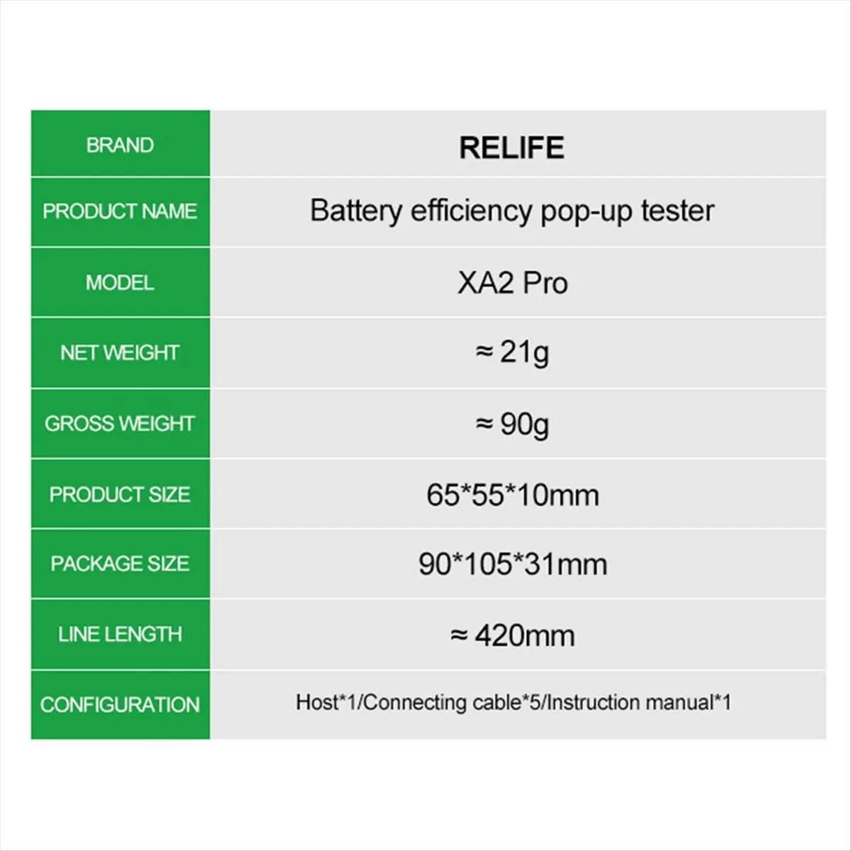 【Meters】 XA2 Pro Battery Efficiency -Up Tester Supports IP11-15 Without Plug-in Cable Card Efficiency 100 Data Repair