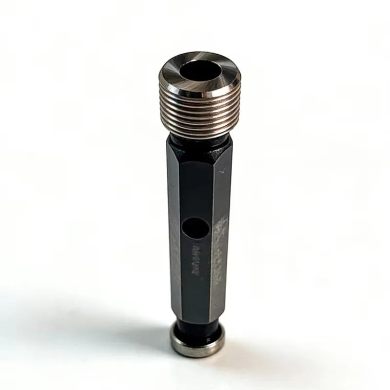 High Accuracy GCr 15 NPT Screw Thread Plug Ring Gauge 0.01mm Inner Hole Measurement 20 Degree 1/2"-14 HONGSHENG