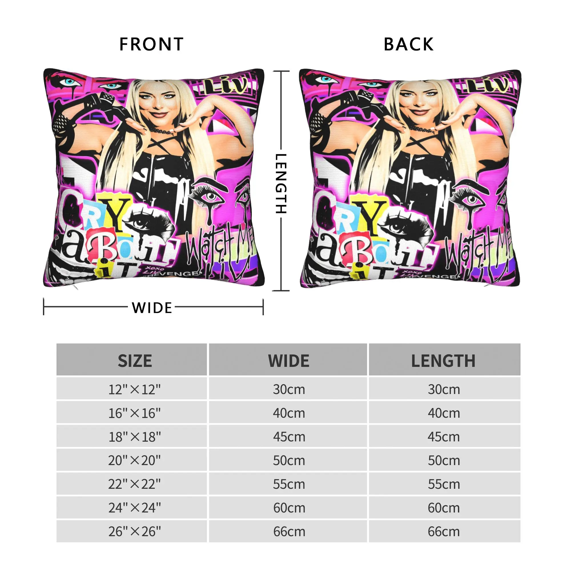 Liv Morgan Pillowcases  Morden Pillow Case For Office Car Home Decor Soft Pillow Cover