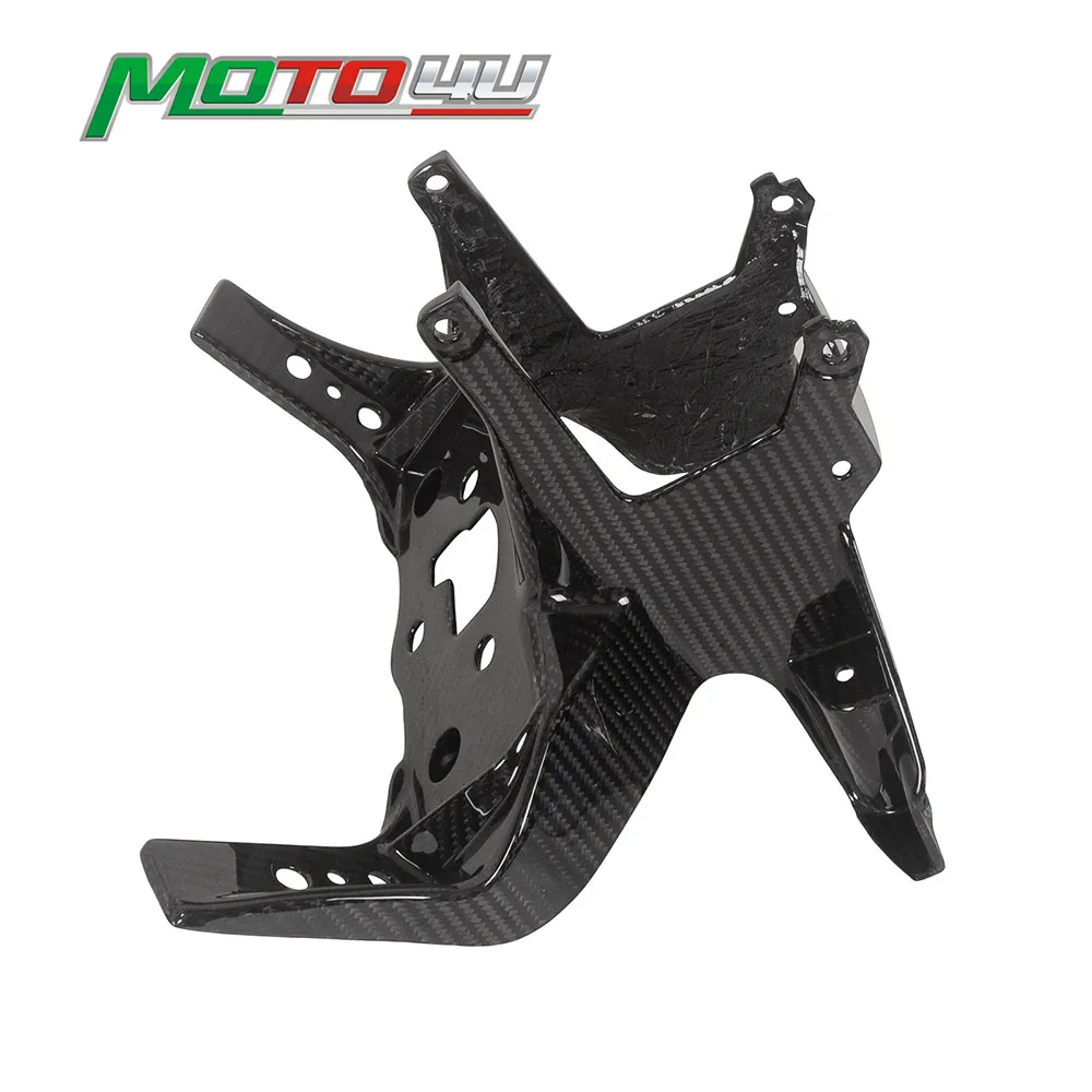 MOTO4U For BMW S1000RR M1000RR 2019 2020 2021 2022 2023 100% Carbon Fiber Motorcycle Head Front Holder Fairing Kit Cover