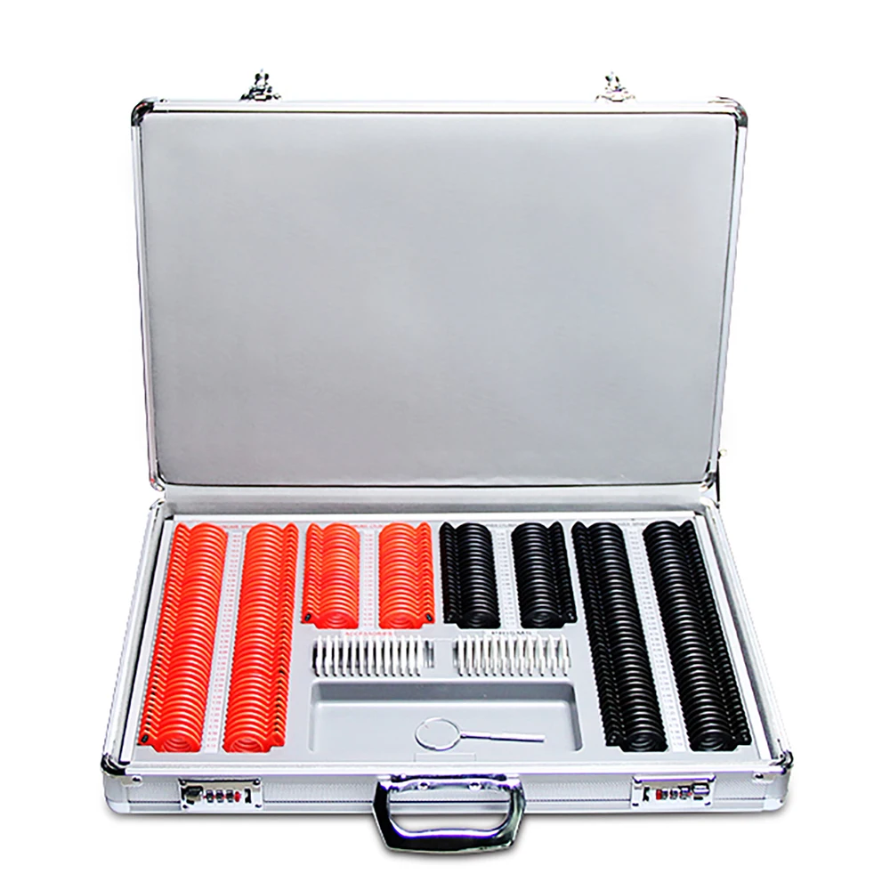 Eye Test Optometry Box Ophthalmic Optical Instrument 266 Trial Lens Set Trial Lens Case