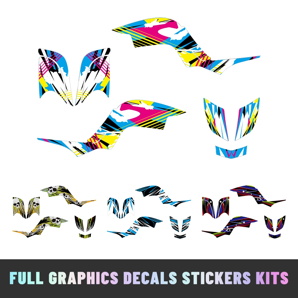 

Наклейки-графика для квадроцикла Yamaha Raptor 660 (YFM660, YFM 660) 2001-2005: Комплекты наклеек на обвес для кастомизации внедорожника