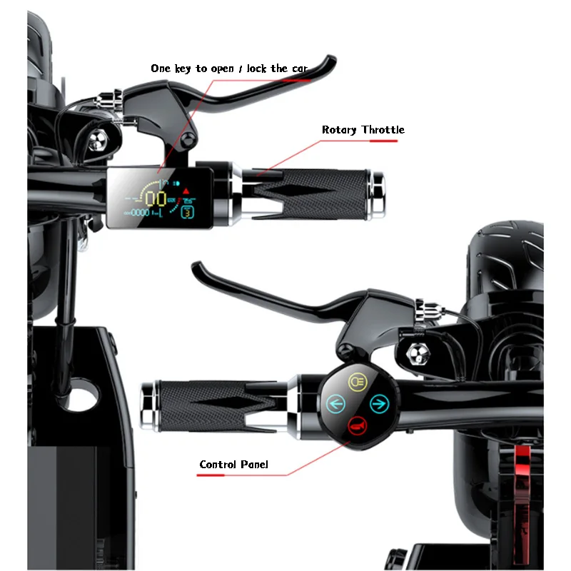 Electric Scooter Throttle Switch TF-500 LCD Display 36V 48V Brushless Controller For Kugoo M4 Pro TF-100 LCD Instrument