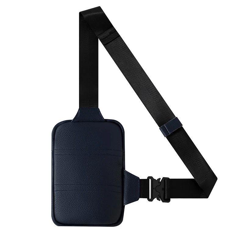 Fashion Mini Top Layer Cowhide Crossbody Bag with RFID Function Alloy Lock High-End Magnetic Buckle Clutch Purse image 2