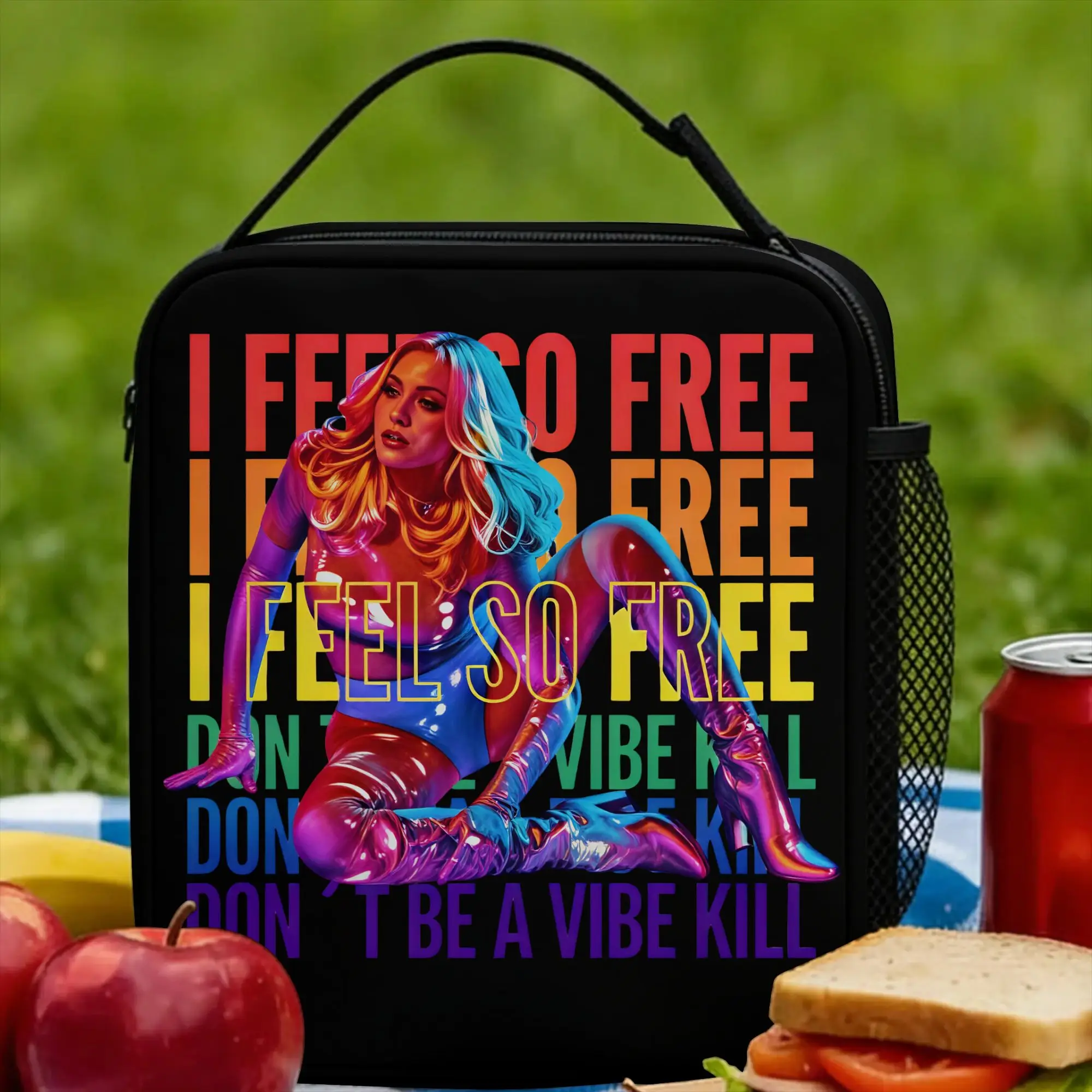 Madonnas Confessions II Album 2026 Lunch Bag  Funny Lunch Box For Child Picnic Portable Zipper Cooler Bag Tote Food Bags
